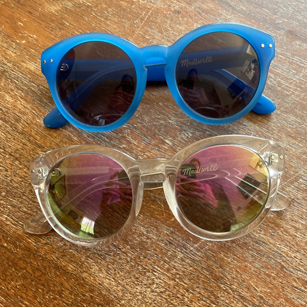 2 pair madewell hepcat sunglasses